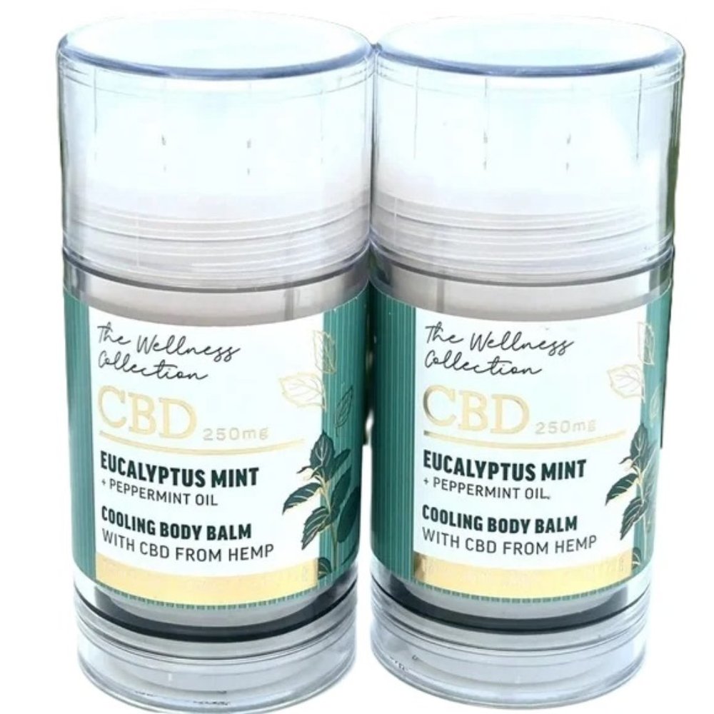 Bath & Body Works The Wellness Collection EUCALYPTUS MINT Cooling Balm New 2 Set